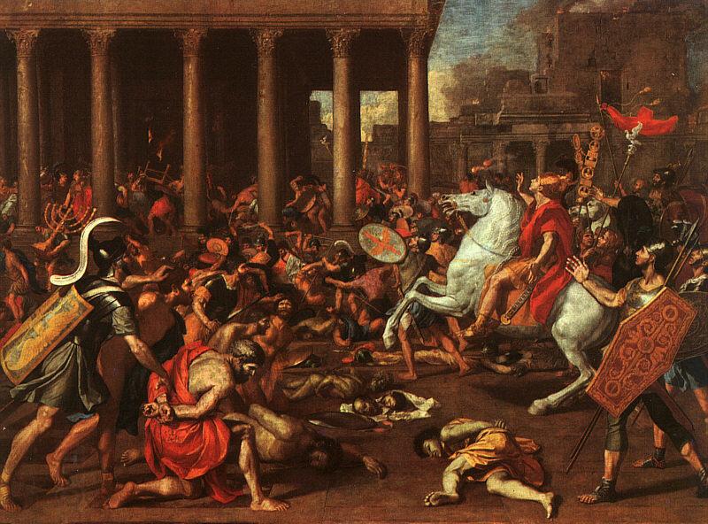 Nicolas Poussin The Conquest of Jerusalem China oil painting art